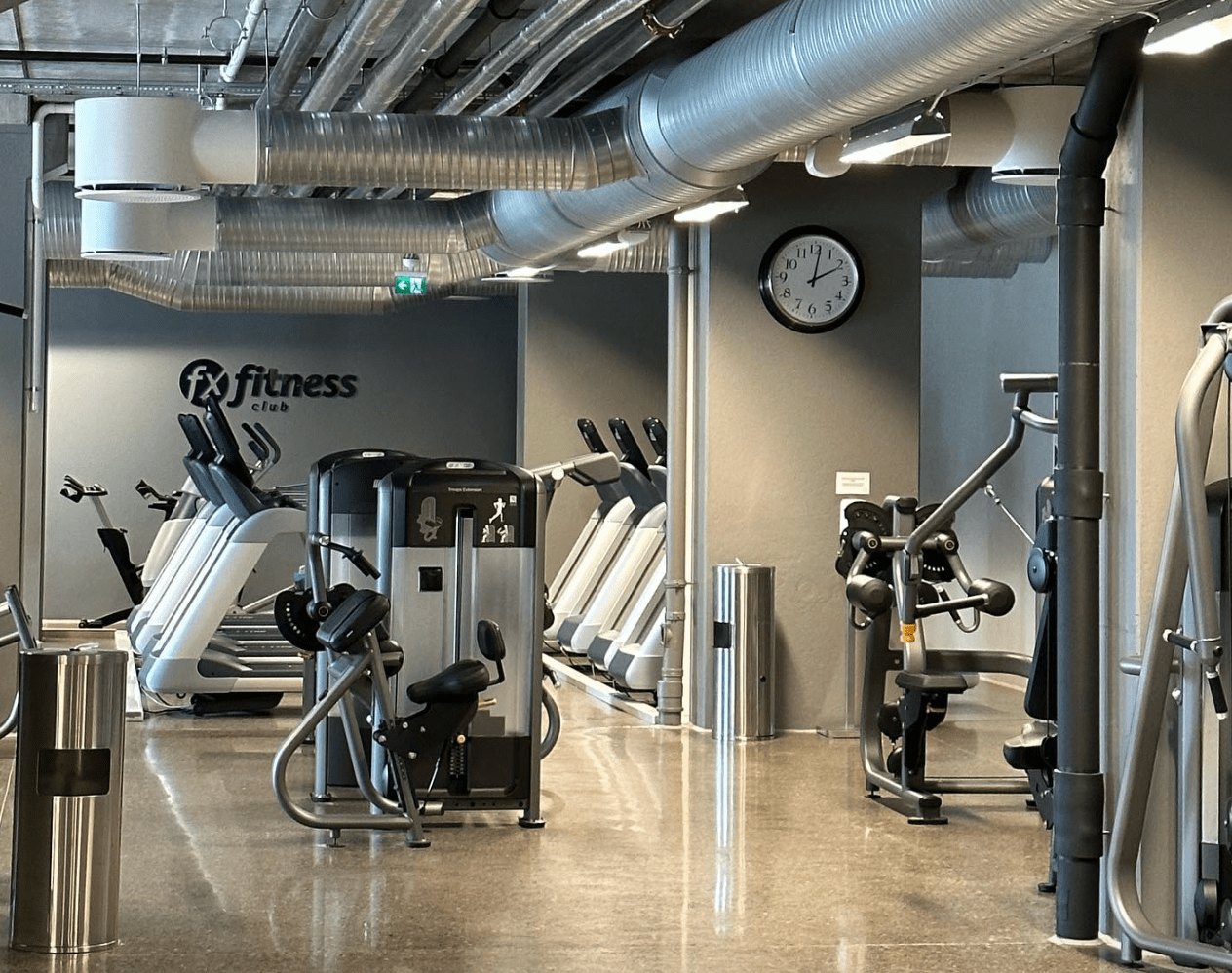 fx fitness club Styrketrening, Teisen